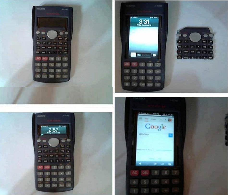 ULTIMATE TEXT MESSAGE INTERNET CALCULATOR with HIDDEN SMARTPHONE